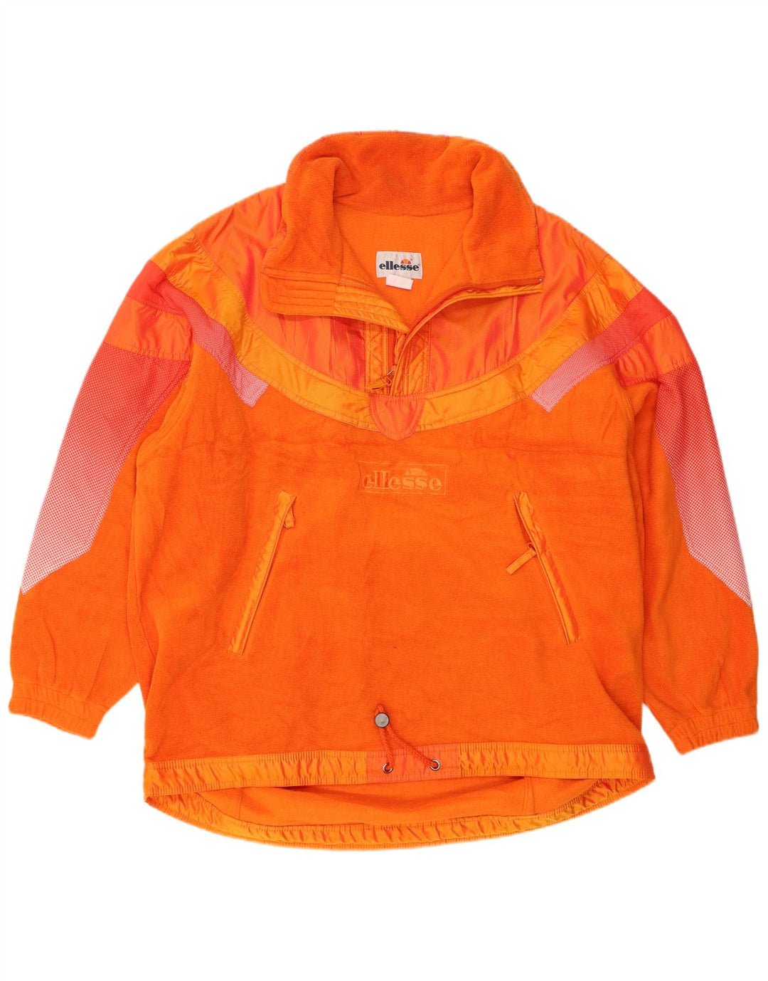 Męski sweter polarowy Ellesse IT 54 XL z pomarańczowym blokiem kolorów