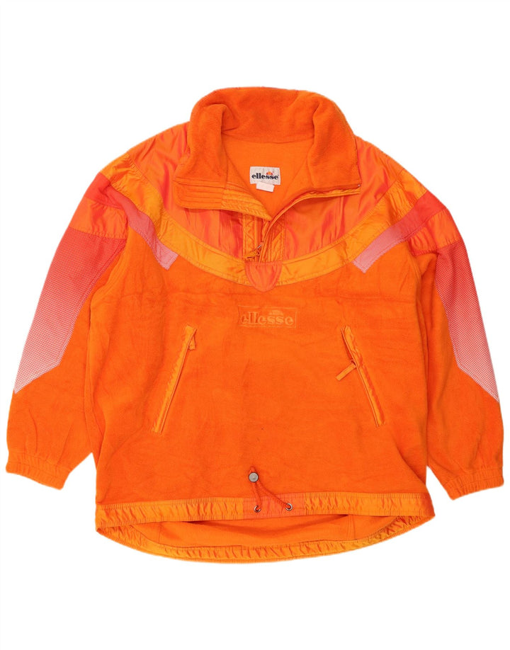 Męski sweter polarowy Ellesse IT 54 XL z pomarańczowym blokiem kolorów
