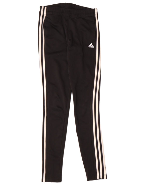 Damskie spodnie dresowe Adidas Climalite UK 4/6 XS Czarny poliester
