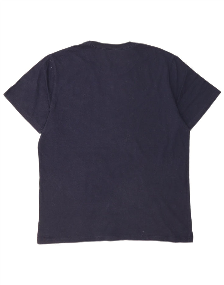 Męski standardowy T-shirt LEVI'S, duży, granatowy