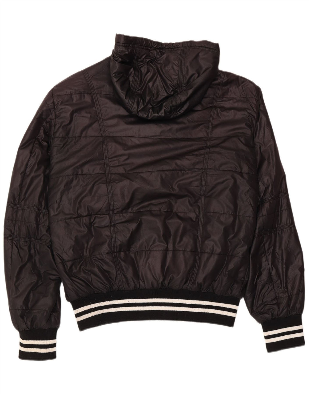 Męska ocieplana kurtka z kapturem Kappa UK 42 XL, czarny poliester