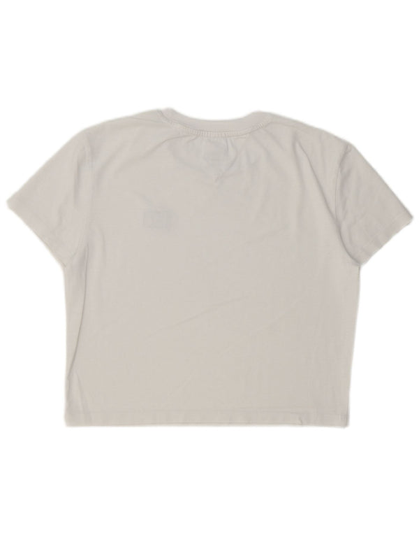 Damska krótka koszulka Tommy Hilfiger Top UK 10 Small White