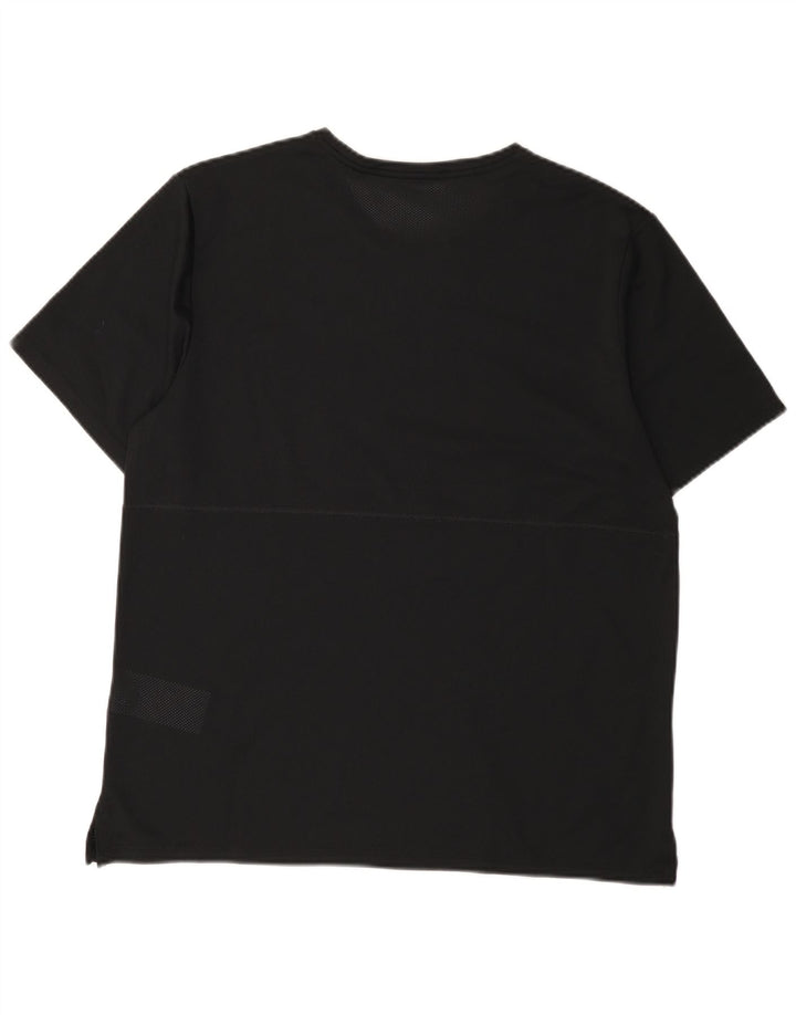 Męski T-shirt Nike Dri Fit, duży, czarny, poliestrowy