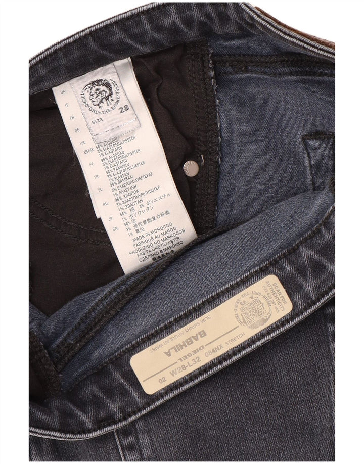 Diesel Damskie Babhila Slim Skinny Jeans W28 L28 Niebieskie bawełniane