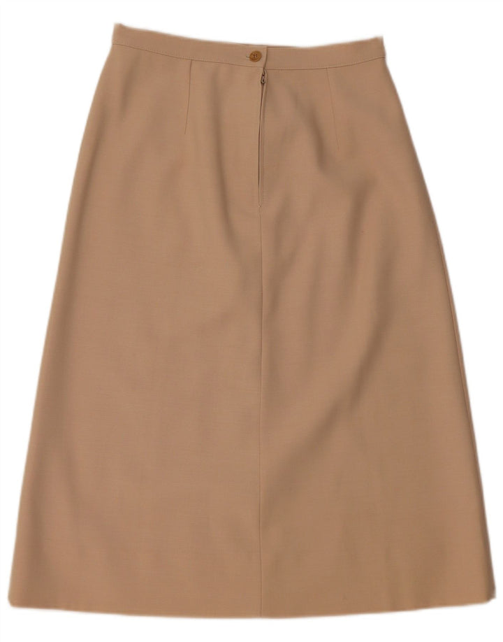Vintage damski zestaw spódnic zapinanych na 4 guziki, 2 częściowy IT 42 Medium W26 beżowy