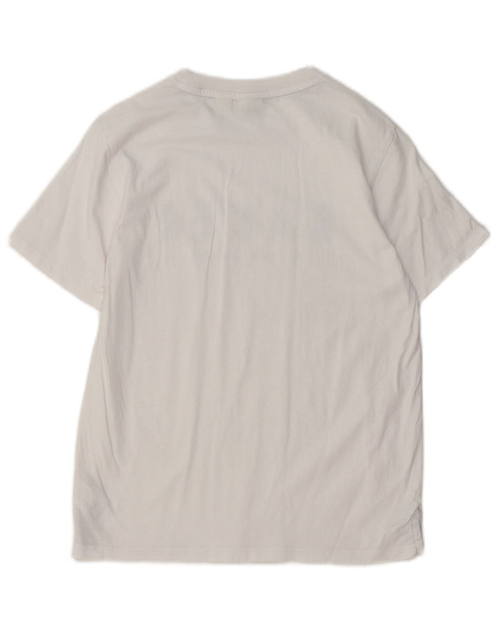 Chłopięcy T-shirt z grafiką TED BAKER, 10-11 lat, biała, bawełniana