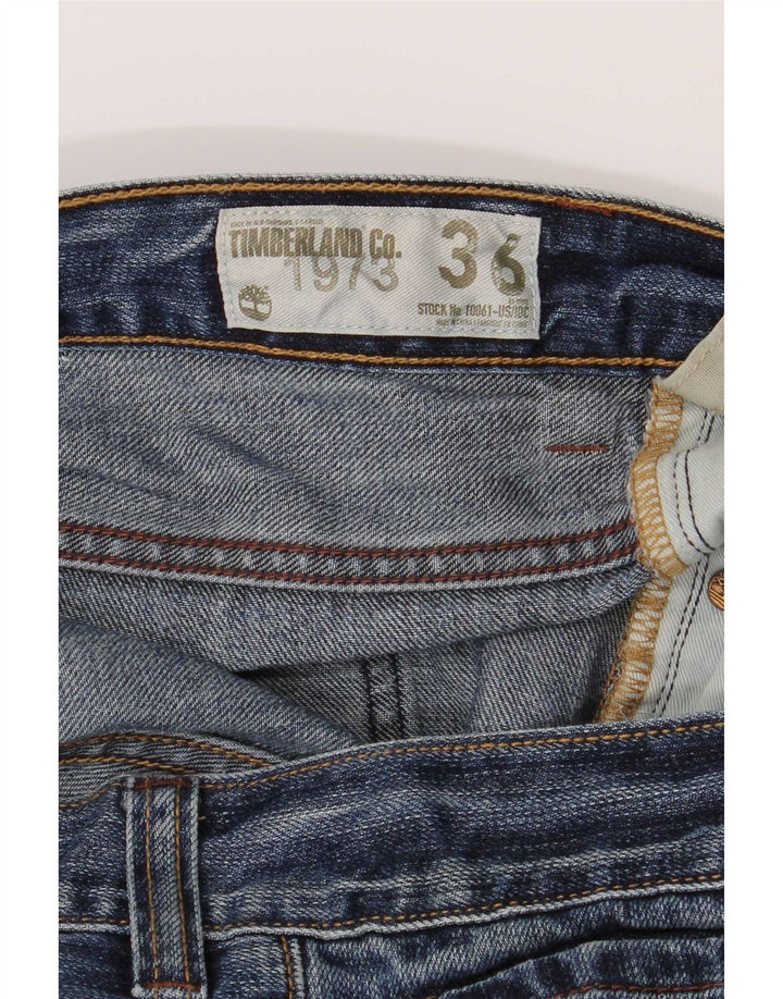 Męskie proste dżinsy Timberland W36 L32 Niebieskie bawełniane