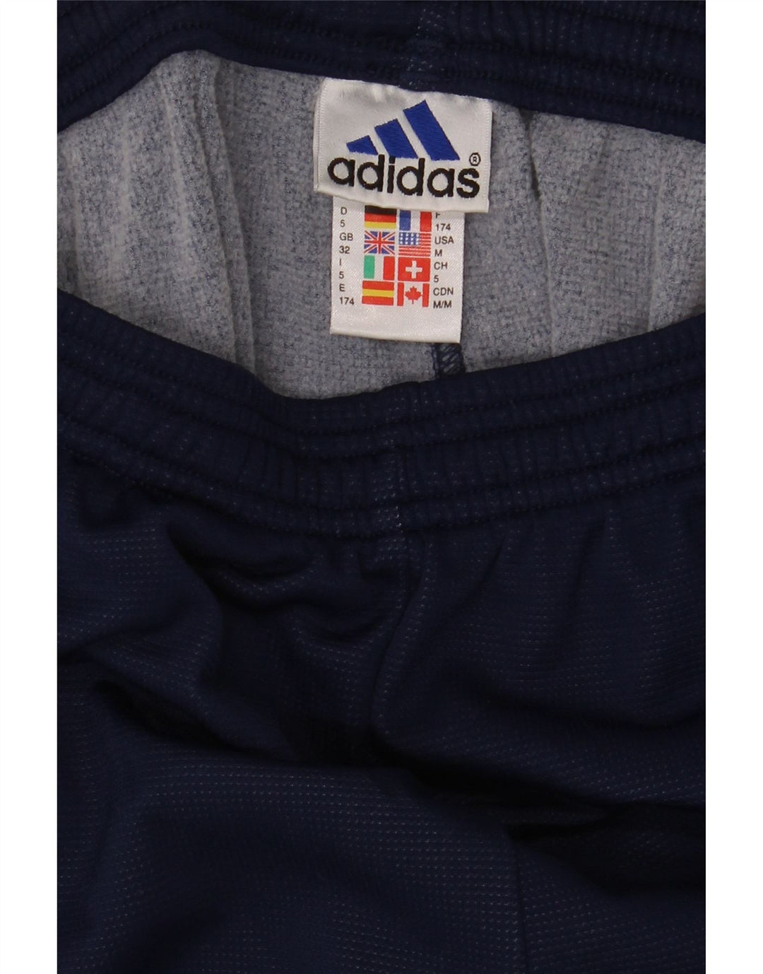 Męskie spodnie dresowe Adidas Średni granatowy Kolorowy poliamid