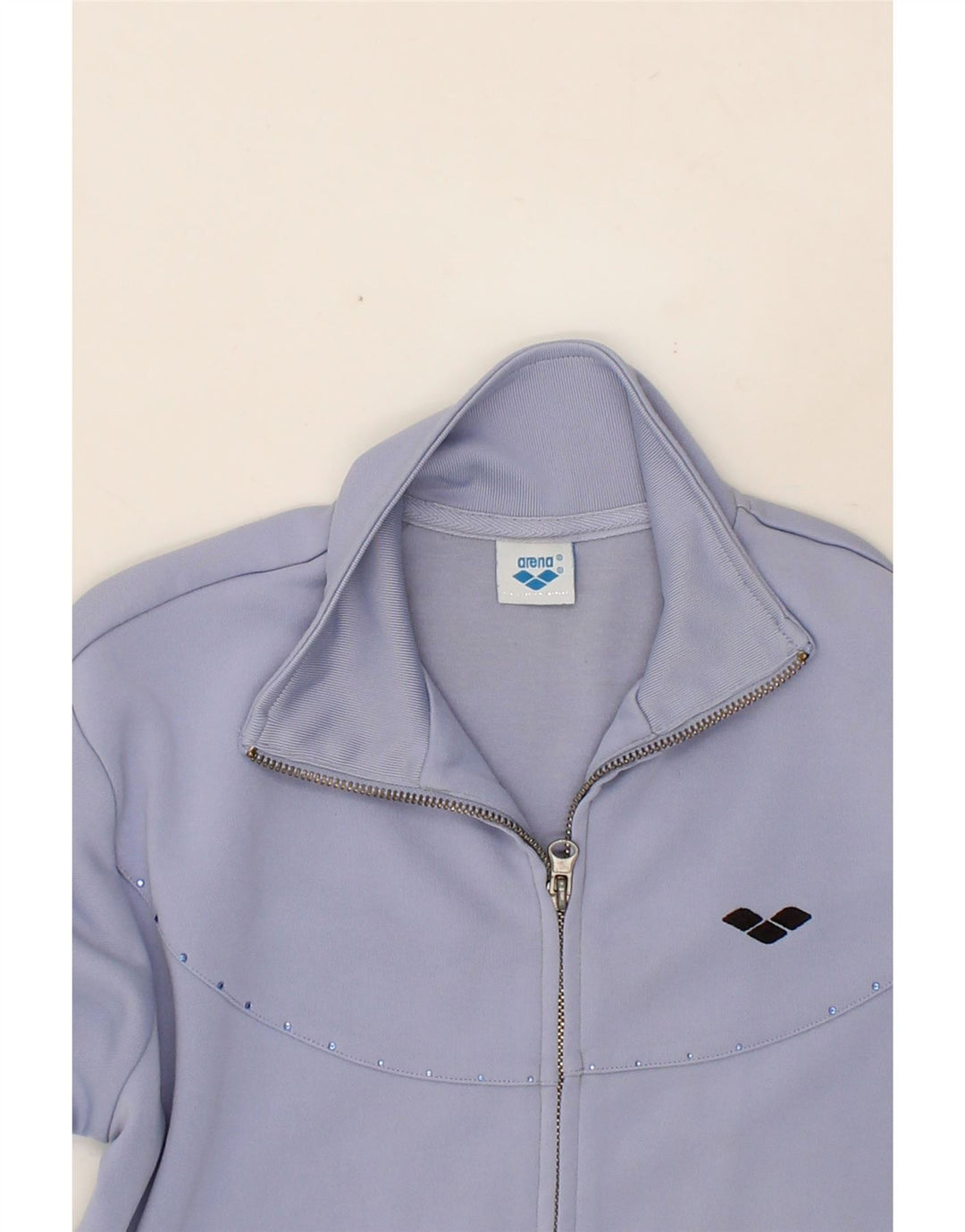 ARENA Womens Tracksuit Top Jacket UK 12 Medium Blue Vintage Arena and Second-Hand Arena from Messina Hembry 