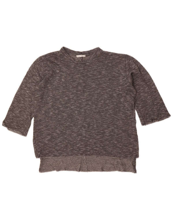 Damski top Zara z rękawem 3/4, UK 14, średnioszary, nakrapiany
