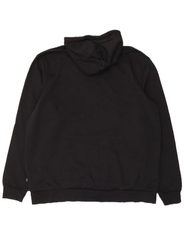 Męski sweter z kapturem Puma z grafiką 2XL, czarny, bawełniany