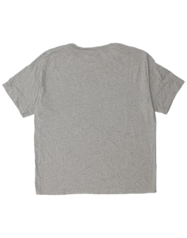 Męska koszulka T-shirt North Sails XL, szara, nakrapiana bawełna