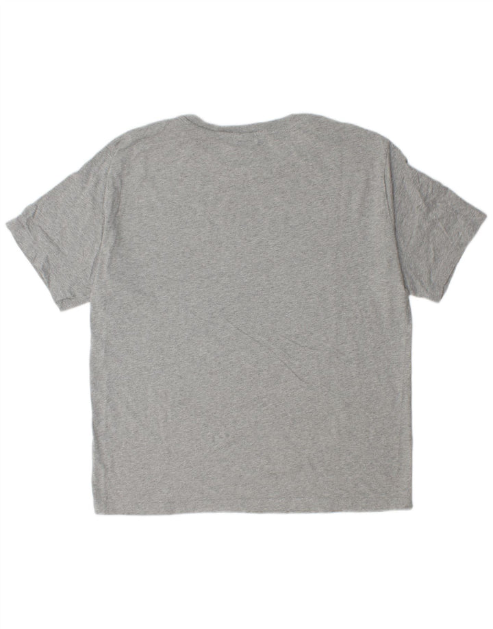 Męska koszulka T-shirt North Sails XL, szara, nakrapiana bawełna