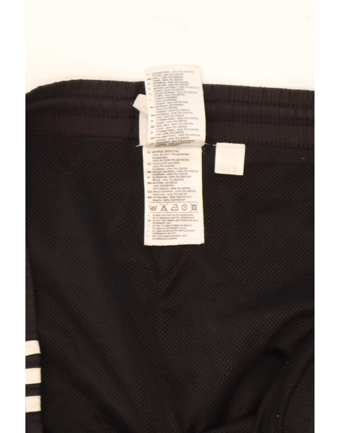 Męskie spodenki sportowe Adidas Cargo, duże, czarne, poliestrowe