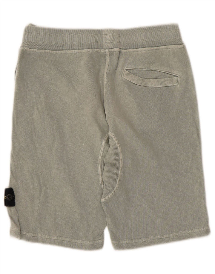 Chłopięce spodenki sportowe Stone Island 9-10 lat, szara bawełna