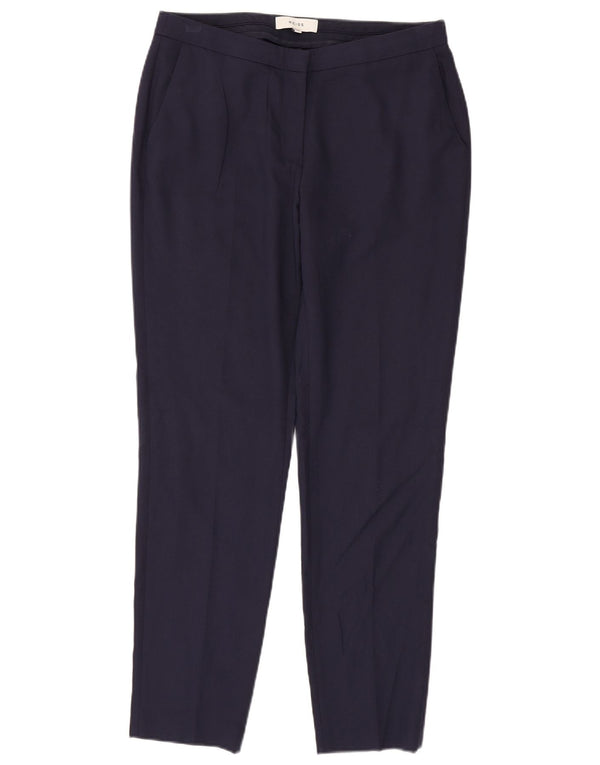 Spodnie Chino damskie Reiss Slim Fit UK 12 Medium W32 L29 Granatowe Wiskoza