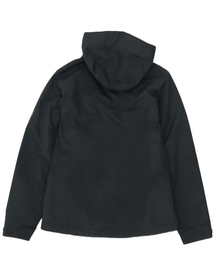 Damska kurtka wiatrówka z kapturem JACK WOLFSKIN UK 12, średni granat