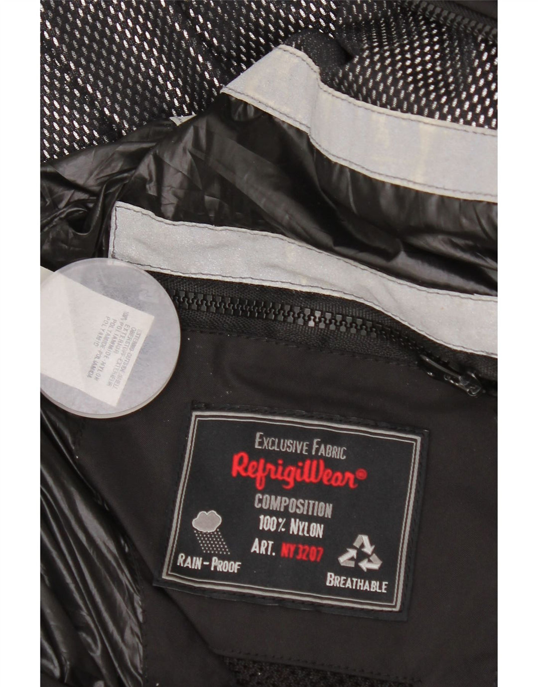 Damska kurtka przeciwdeszczowa Refrigiwear IT 52 2XL Czarny nylon