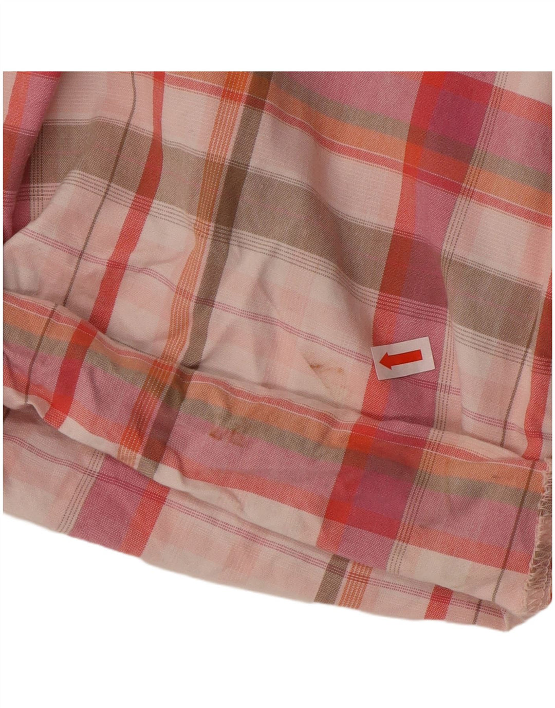 Damskie spodenki Chino EDDIE BAUER US 6 Medium W32, bawełna w różową kratkę