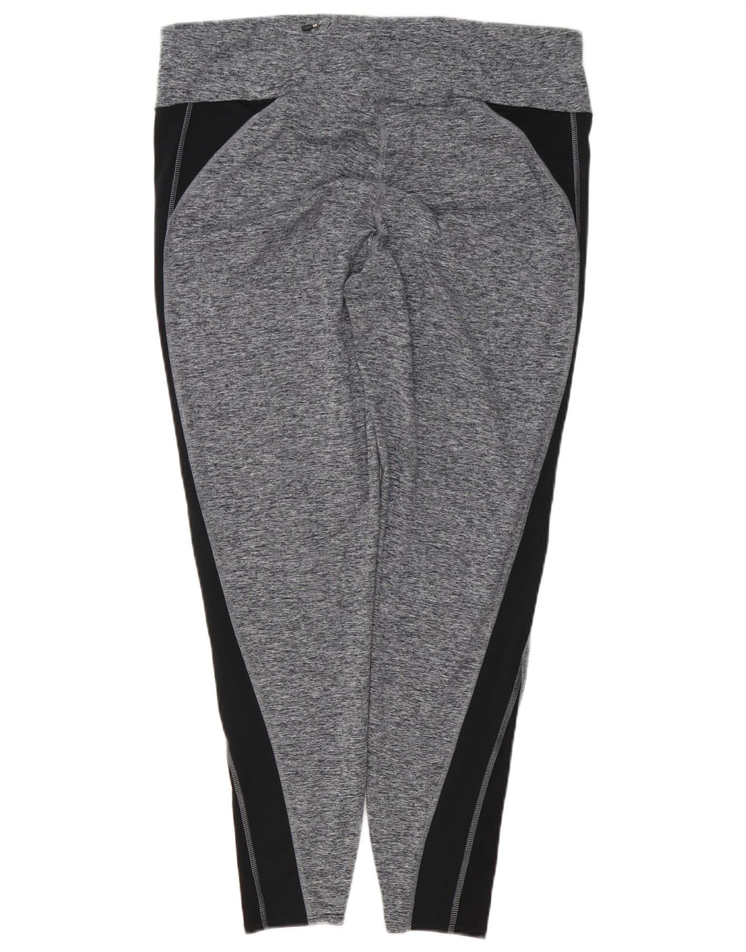 Legginsy damskie MARKS & SPENCER UK 18 XL, szary poliester z blokami kolorów
