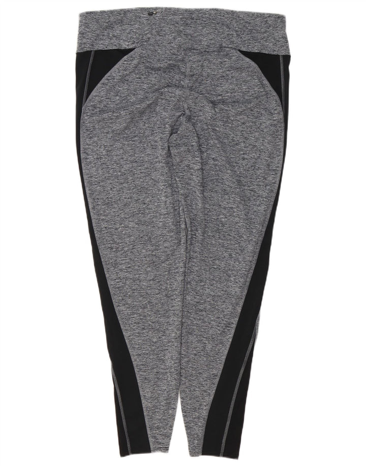 Legginsy damskie MARKS & SPENCER UK 18 XL, szary poliester z blokami kolorów