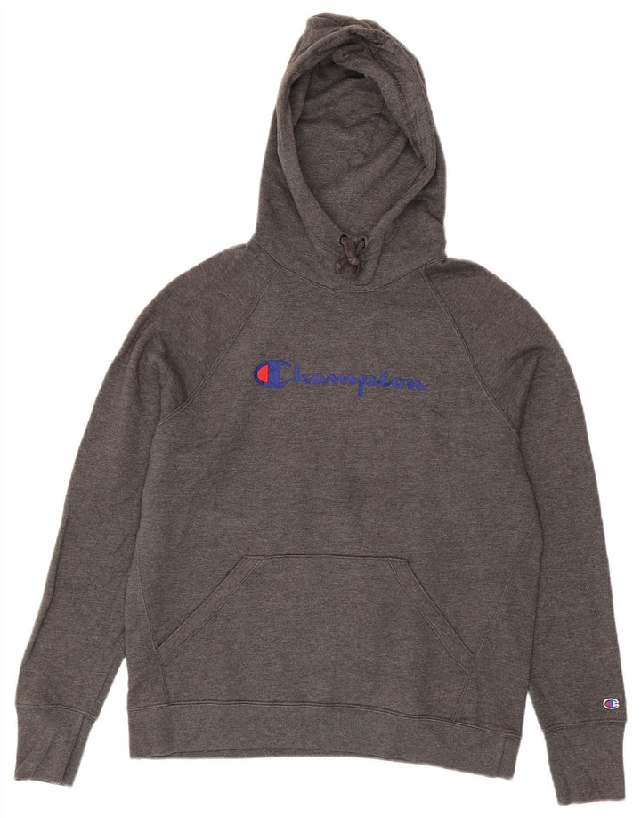 Damska bluza z kapturem Champion Graphic UK 14 Medium Grey