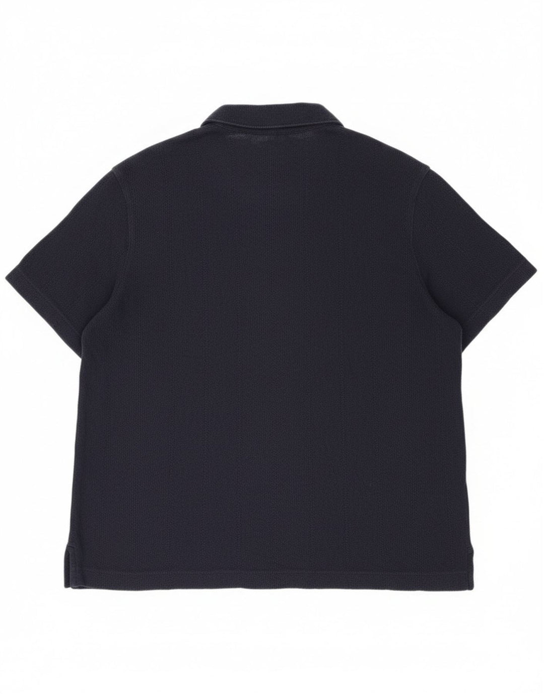 Marks & Spencer Męska koszula z krótkim rękawem, 2XL, granatowa, bawełniana