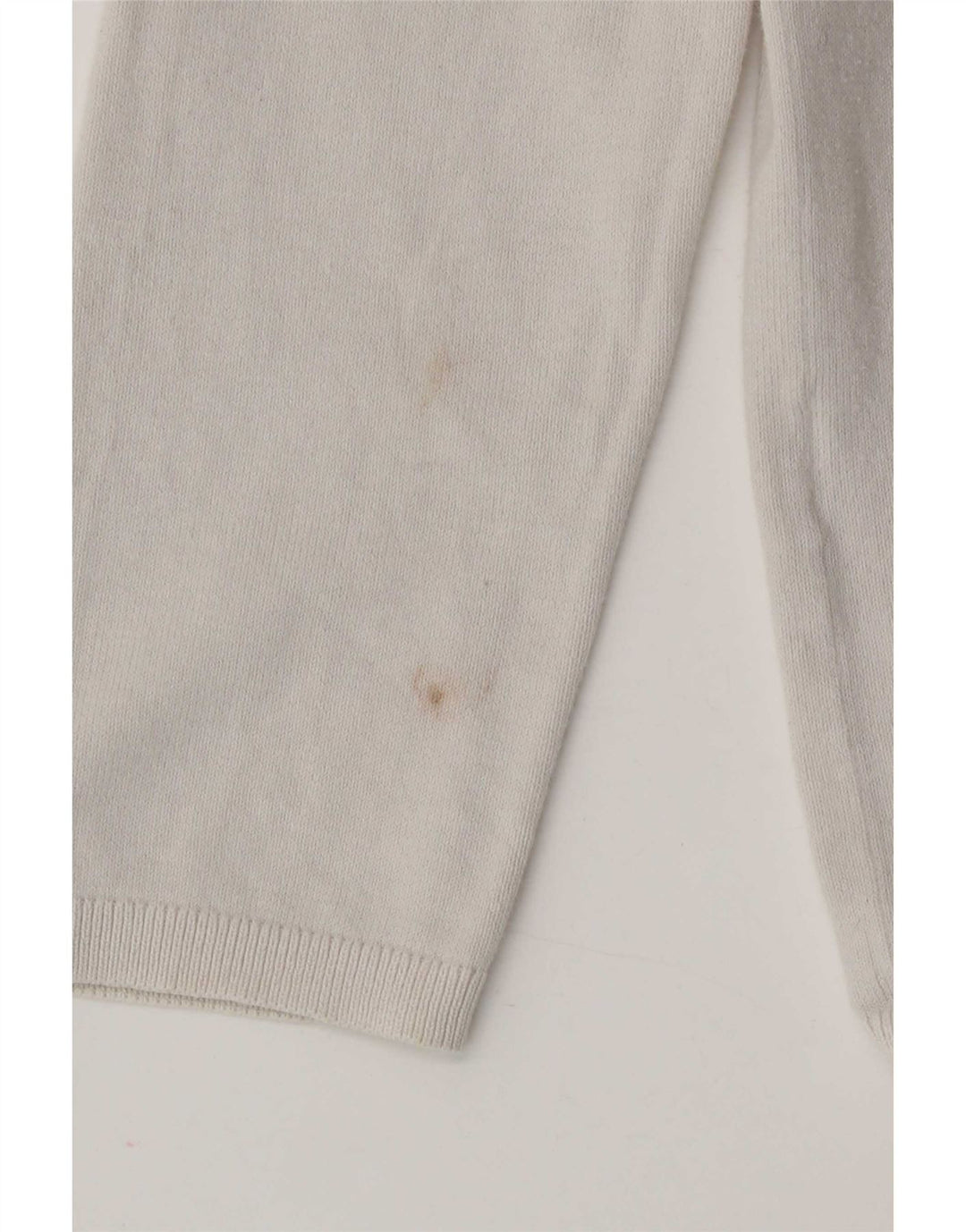 Sweter damski Tommy Hilfiger z dekoltem w kształcie litery V, UK 14, średni biały