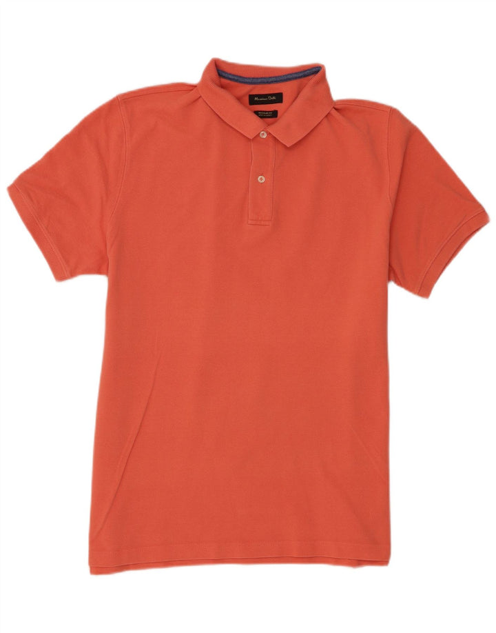 Męska koszulka polo Massimo Dutti o regularnym kroju XL, pomarańczowa