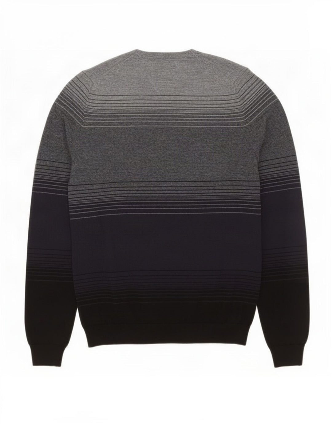 Marks & Spencer Męski sweter z okrągłym dekoltem, średni granat, blok kolorów