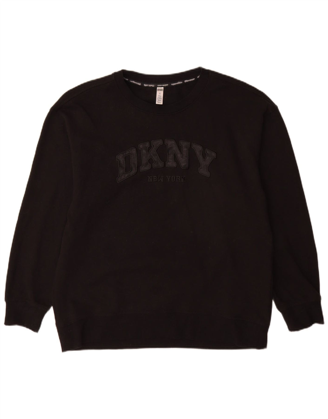 Męska bluza z grafiką Dkny, duża, czarna, bawełniana