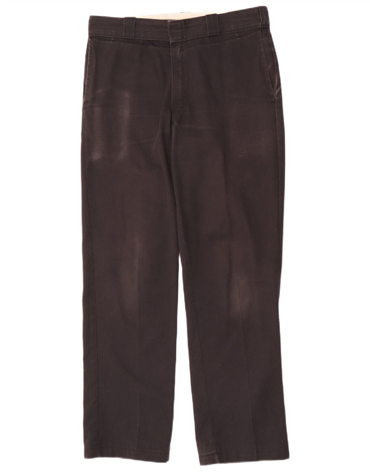 Męskie proste spodnie chino Dickies W32 L32 czarne