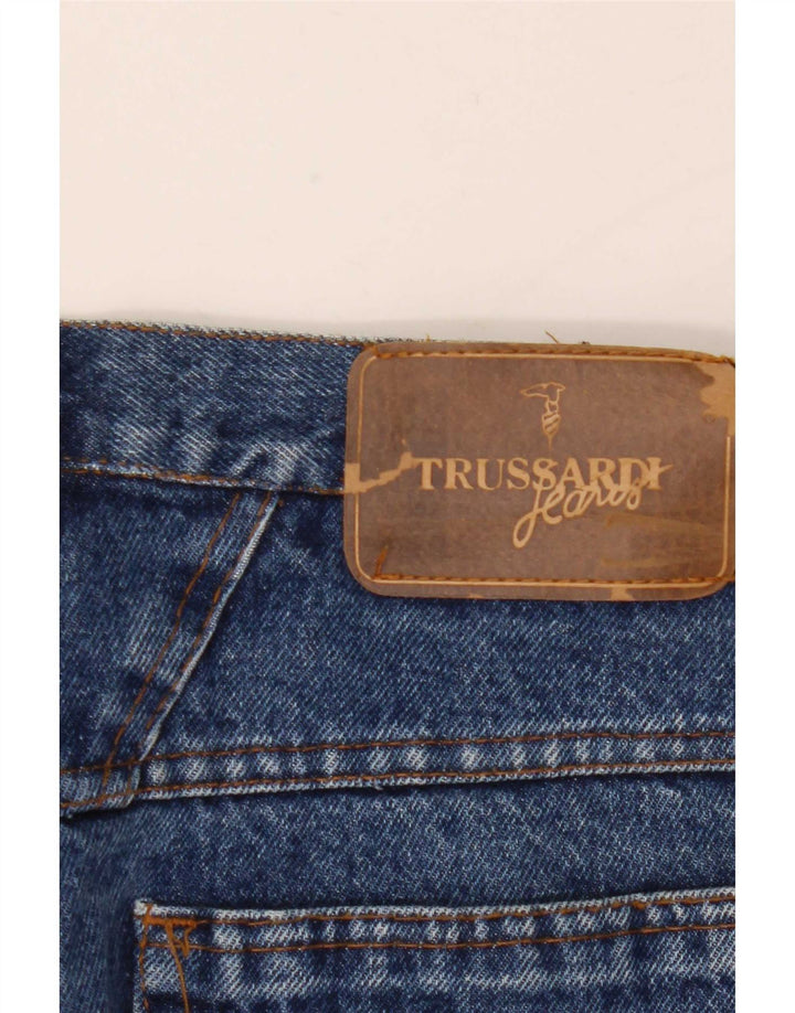 Damskie dżinsy zwężane Trussardi W30 L29 Niebieskie