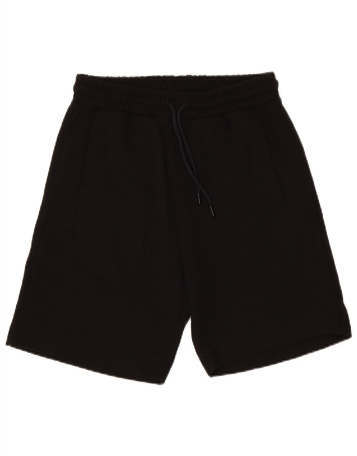 ZARA Mens Sport Shorts Small Black Cotton
