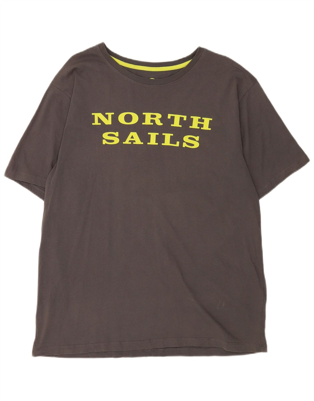 Męski T-shirt z grafiką NORTH SAILS Top XL, szara bawełna