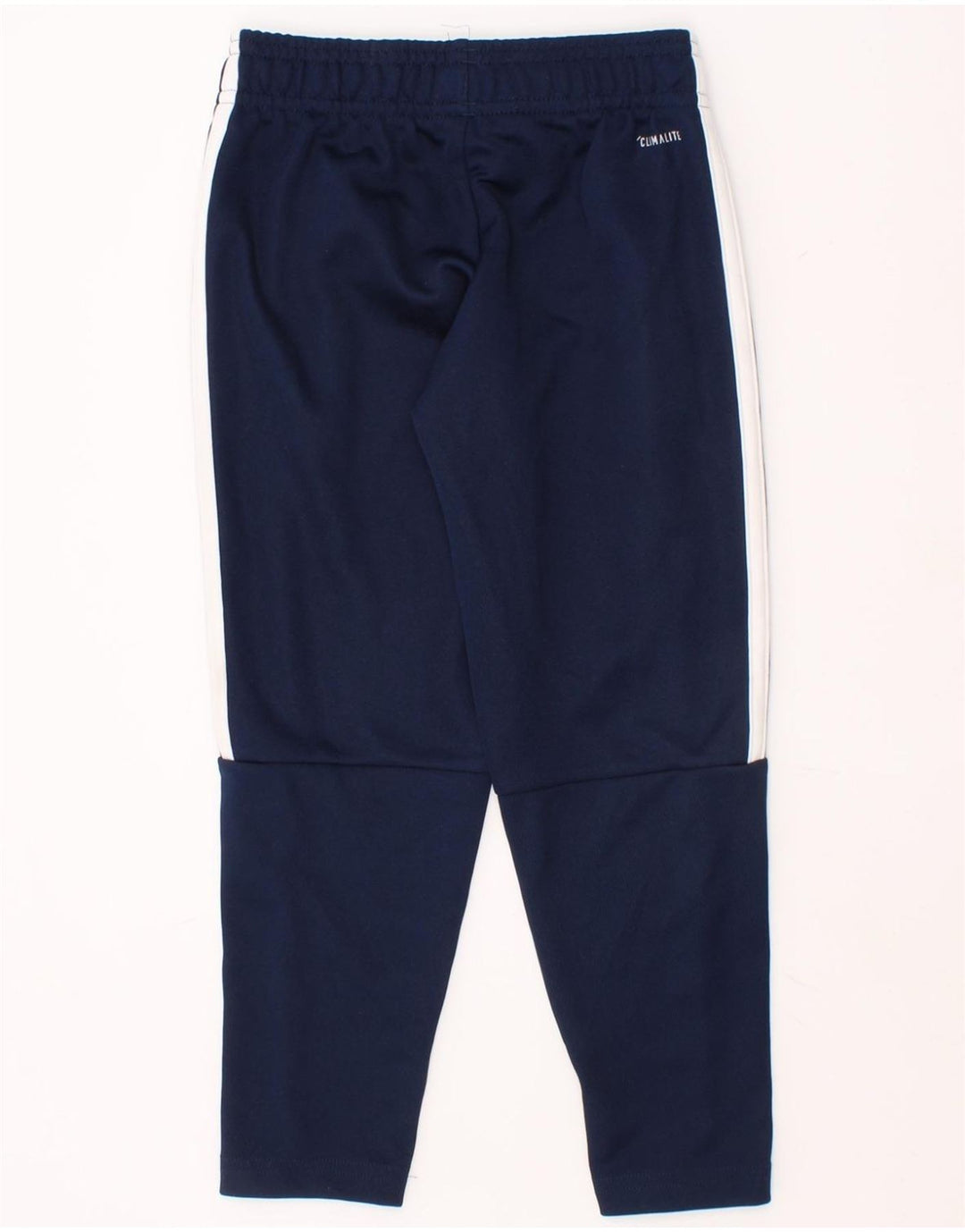 ADIDAS Boys Climalite Tracksuit Trousers 3-4 Years Navy Blue Polyester Vintage Adidas and Second-Hand Adidas from Messina Hembry 
