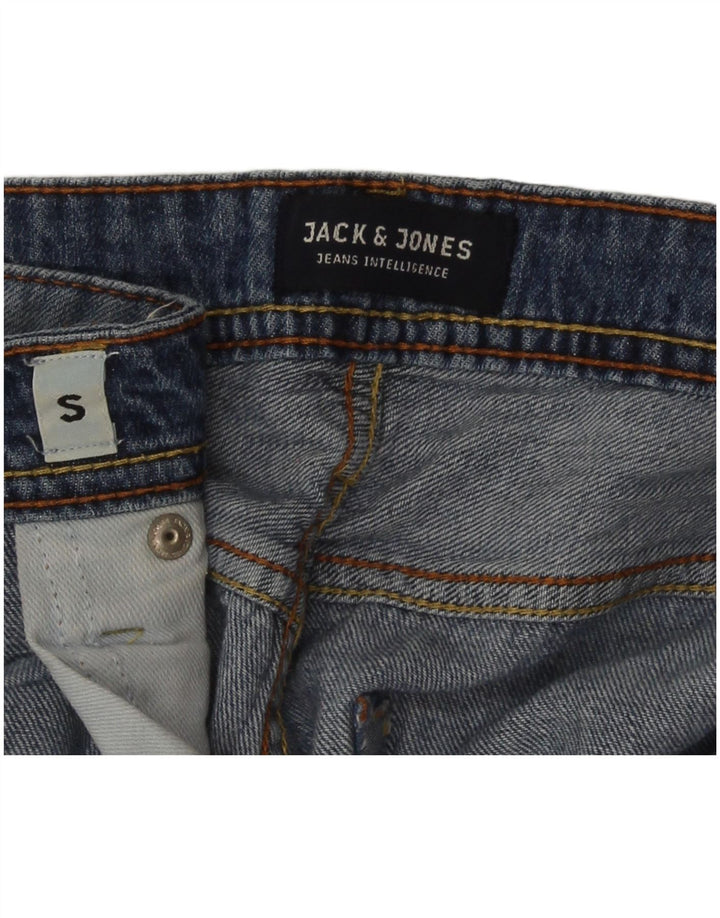Męskie spodenki jeansowe Jack & Jones o regularnym kroju, małe W30, niebieskie