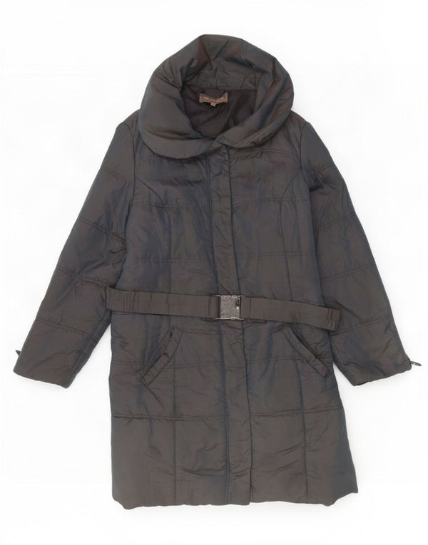 Marks & Spencer Portfolio damski ocieplany płaszcz UK 22 3XL Granatowy poliamid