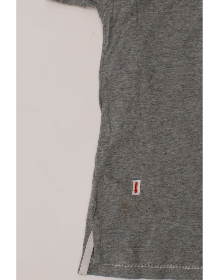 NIKE Boys Polo Shirt 7-8 Years XS  Grey Cotton Vintage Nike and Second-Hand Nike from Messina Hembry 