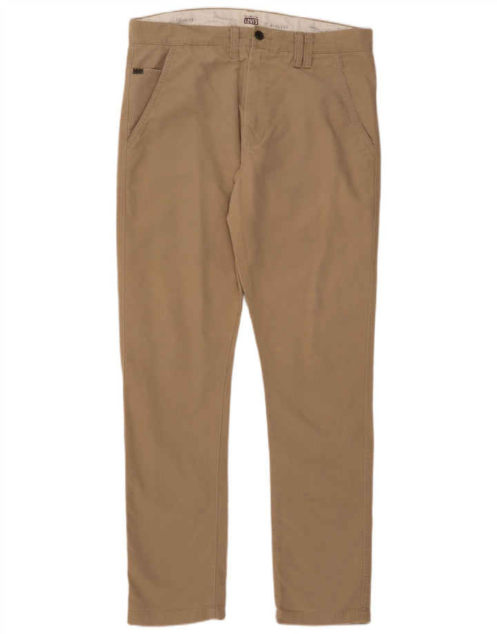 Męskie spodnie typu slim chino Levi's W37 L33 beżowe