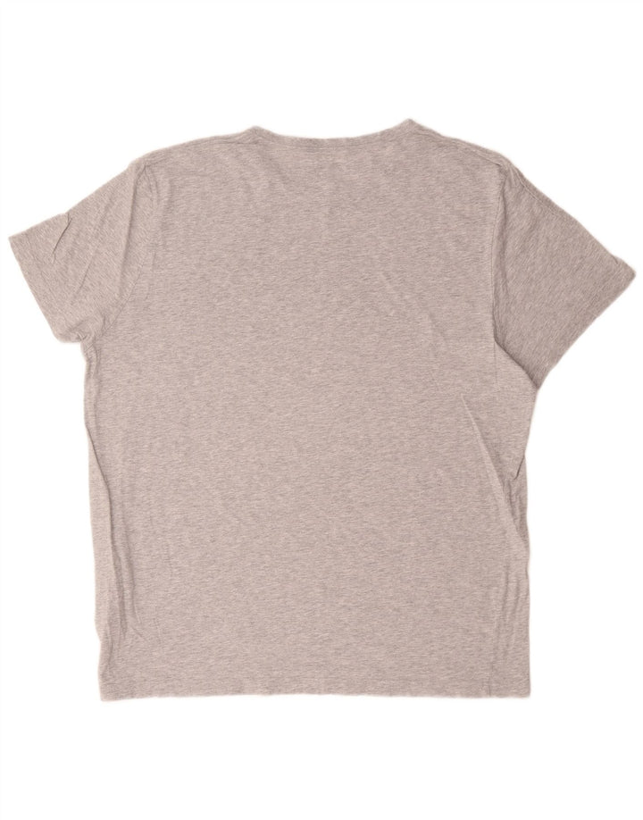 Męska koszulka z grafiką Puma Top 2XL Szara bawełna