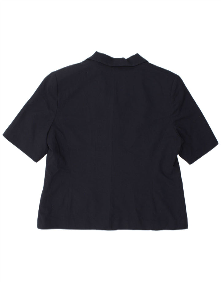 Marks & Spencer Damska marynarka z krótkim rękawem, UK 18 XL, granatowa