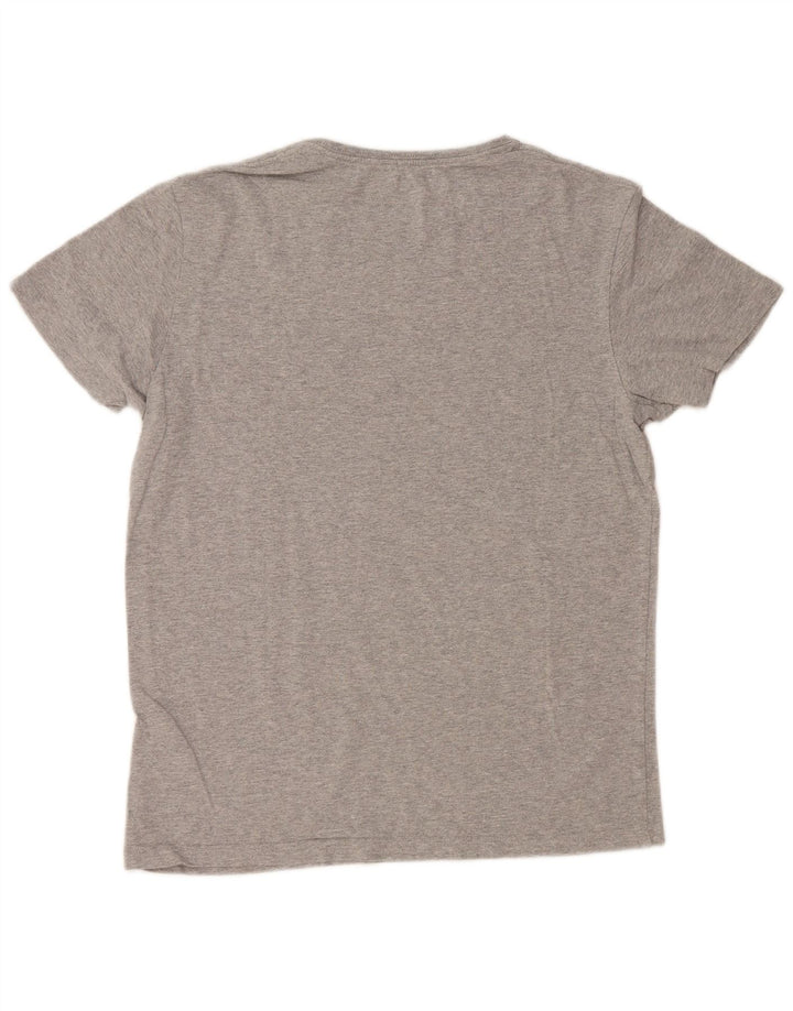 T-shirt męski slim fit Timberland, średnioszary, bawełniany