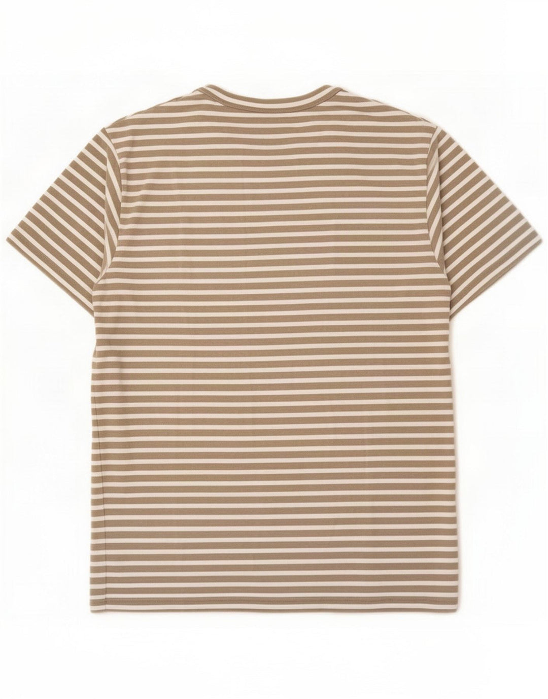 Cos T-shirt męski Top Medium Beige Striped Cotton