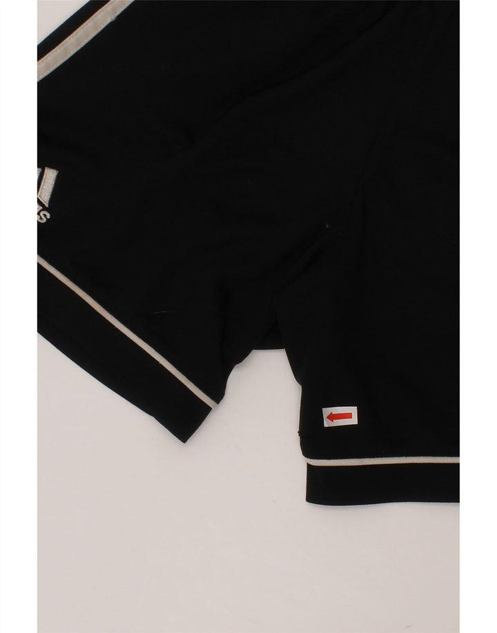 ADIDAS Boys Climalite Sport Shorts 7-8 Years  Black Polyester