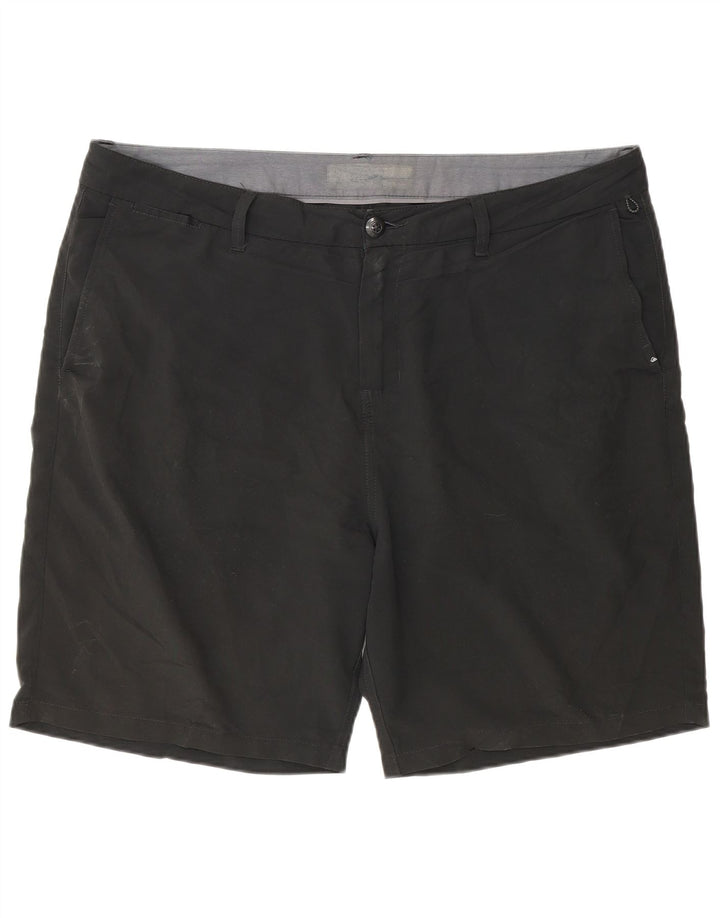 Męskie spodenki chino Quiksilver W38 XL, czarny poliester