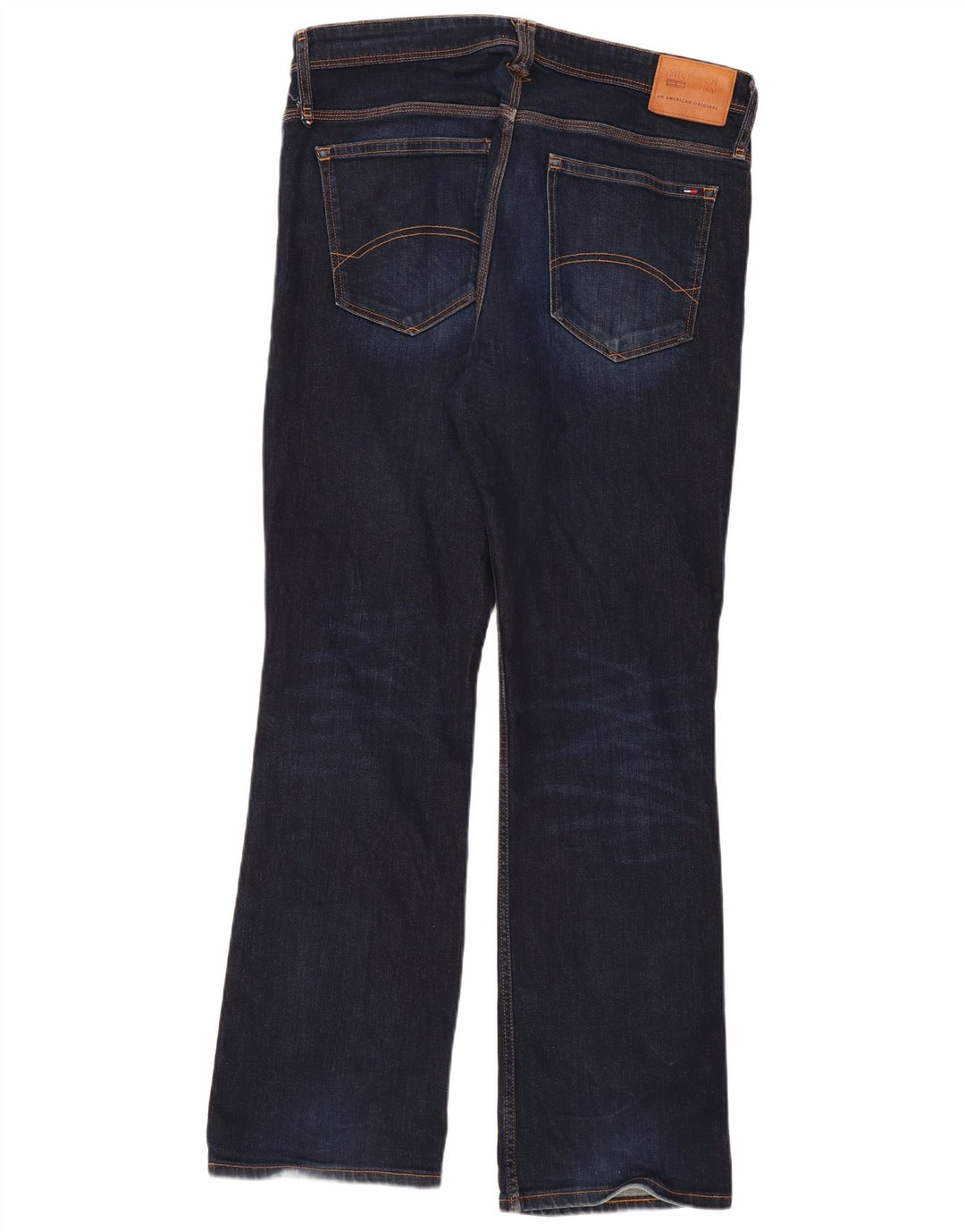 Męskie jeansy Bootcut Tommy Hilfiger W38 L34 Granatowa bawełna