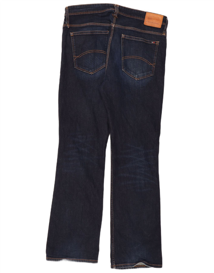 Męskie jeansy Bootcut Tommy Hilfiger W38 L34 Granatowa bawełna