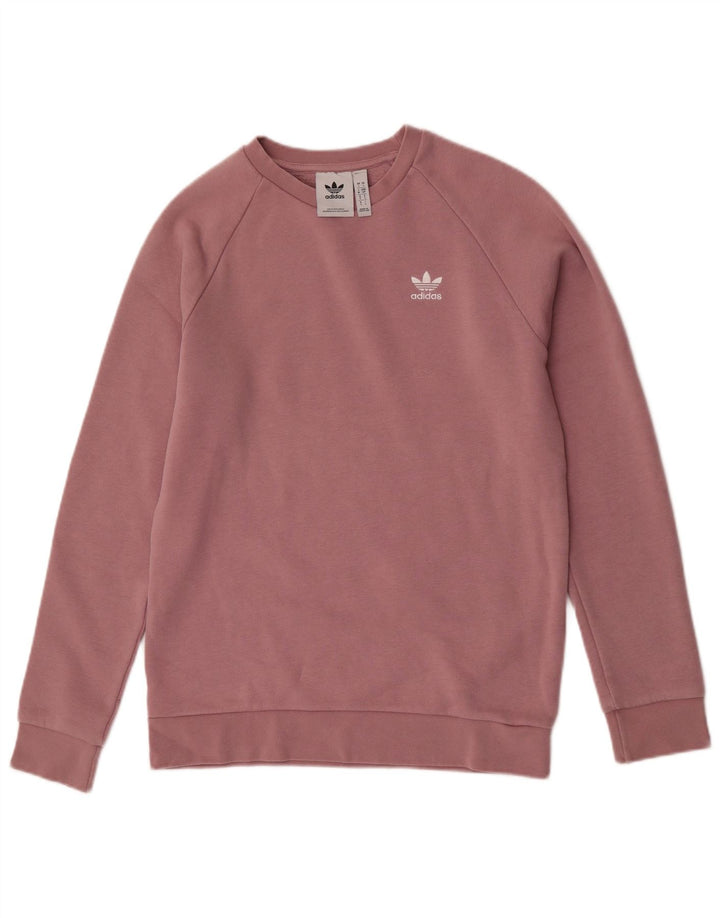 Adidas Męska Bluza Sweter Mała Różowa Bawełna