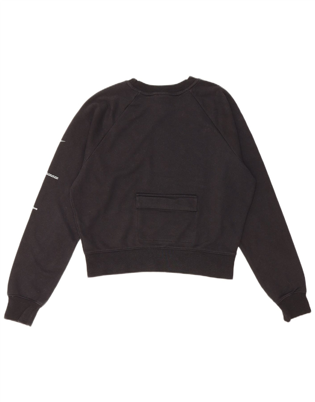 Damska bluza dresowa Nike Swoosh Crop Oversize UK 10, mała czarna